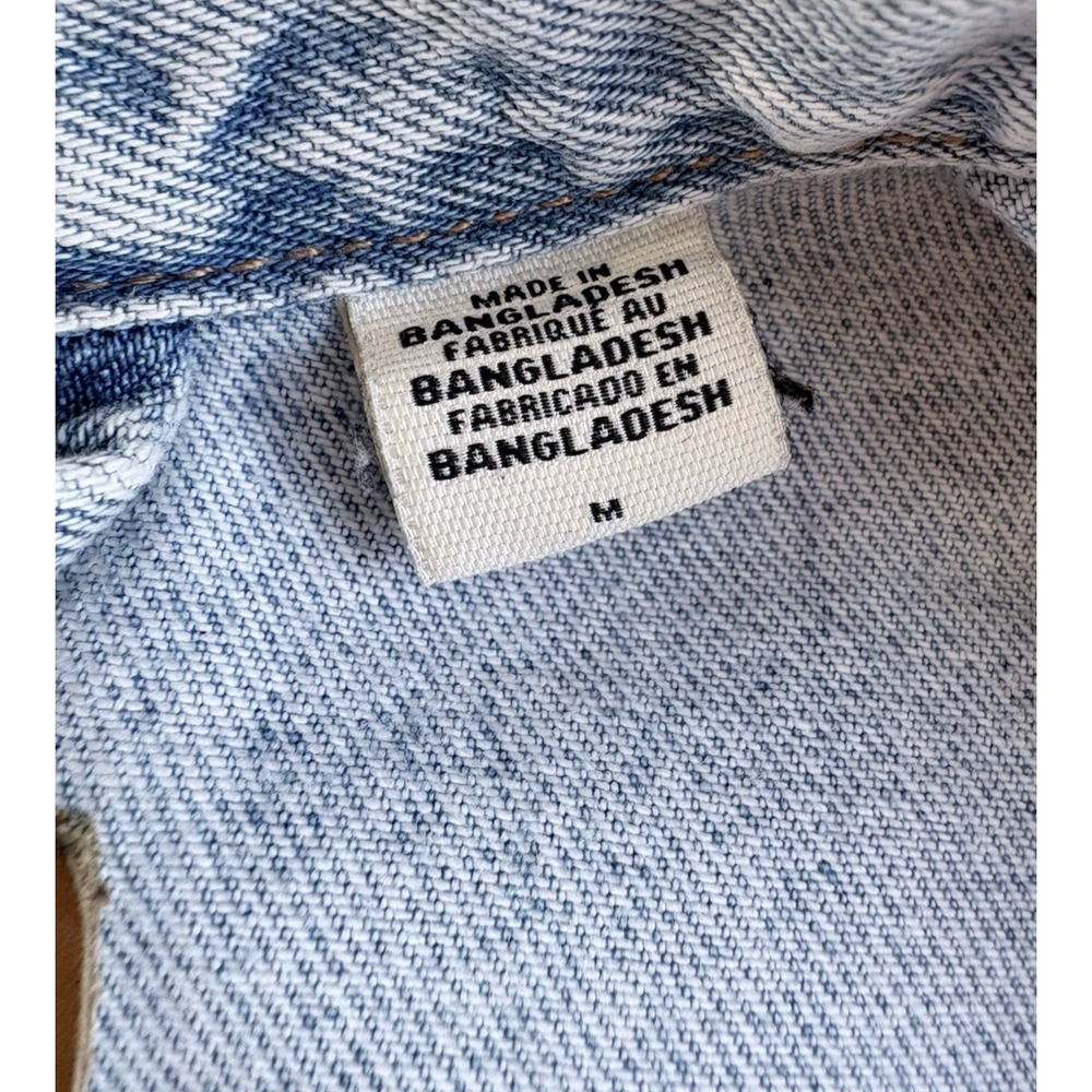 Levi's 100% Cotton Denim Trucker Jacket Light Wash Jean Mens M Classic Casual - Picture 11 of 15